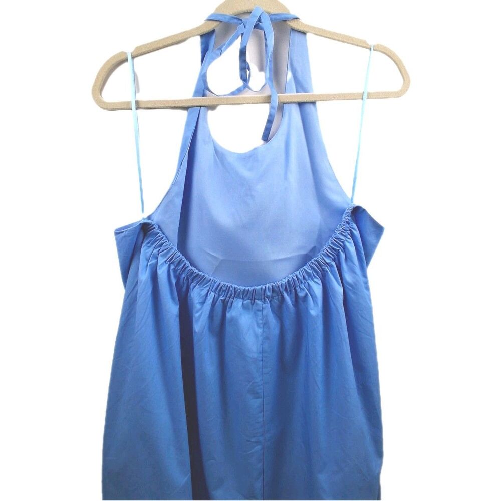 Tuckernuck Pomander Place Breakers Blue Lyle Halter Dress NEW XXL 2XL - Picture 7 of 13